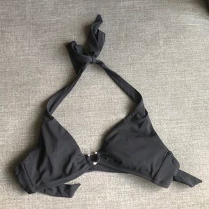 Robin Piccone black bathing suit top size medium